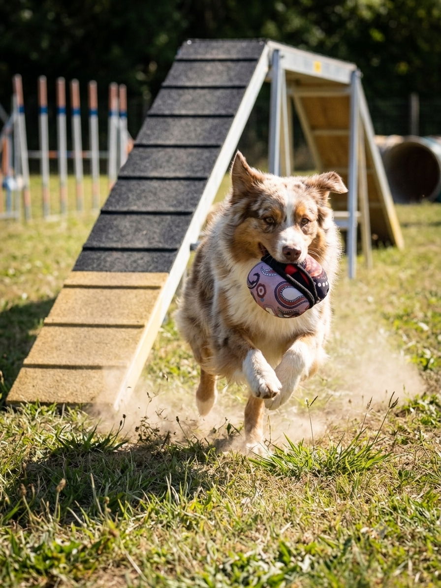 Le Clam — Jouet distributeur de friandises pour agility & hoopers
