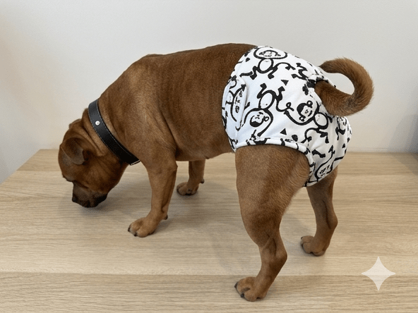🐾 Culotte lavable et réutilisable pour chien - Miss Nuts Accessoires