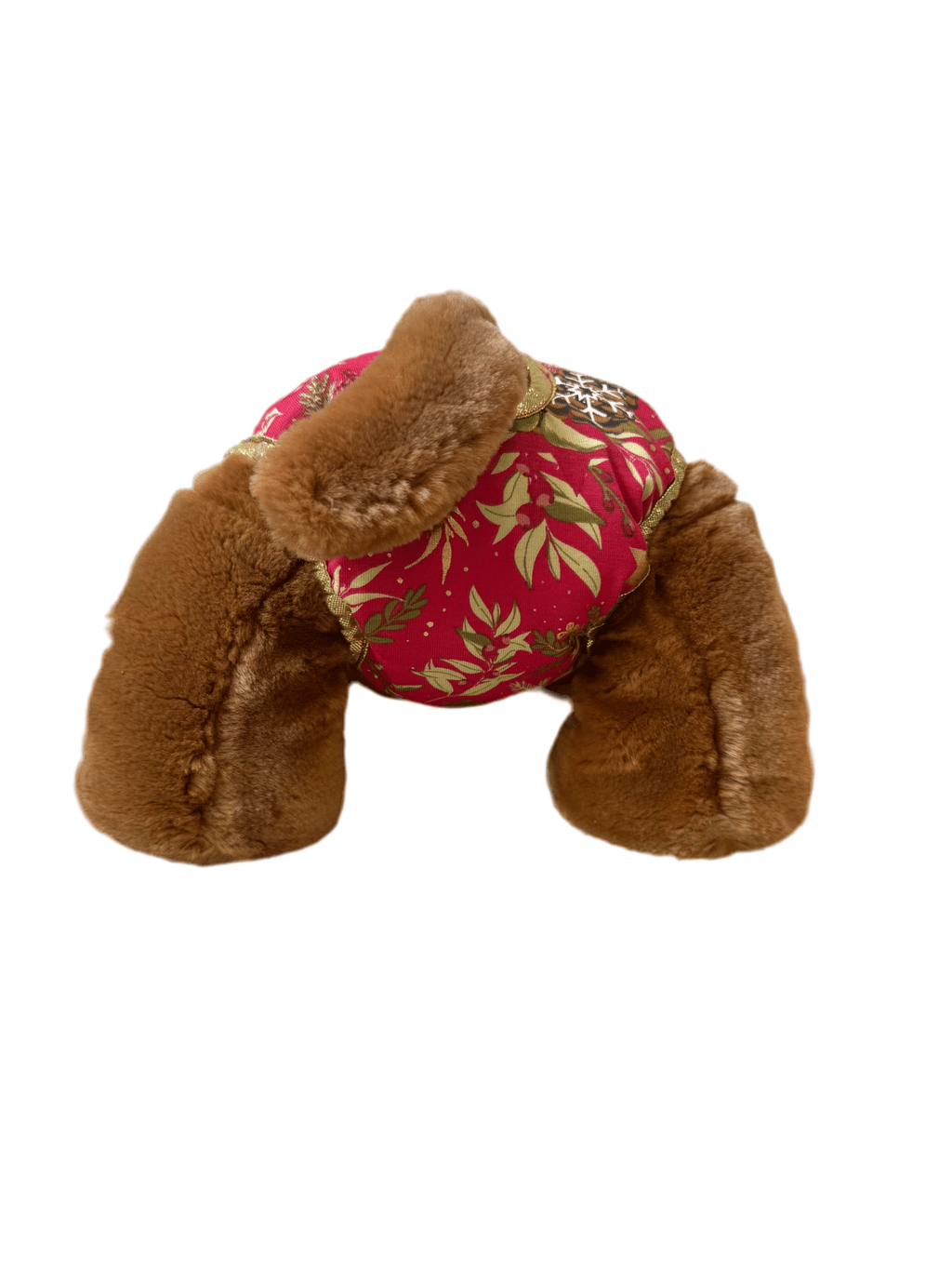🐾 Culotte lavable pour chien – Noël rouge doré - Miss Nuts Accessoires