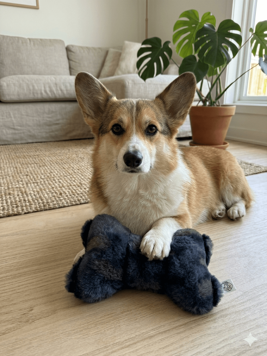 Jouet os qui fait du bruit squeak ou grelots - Miss Nuts Accessoires