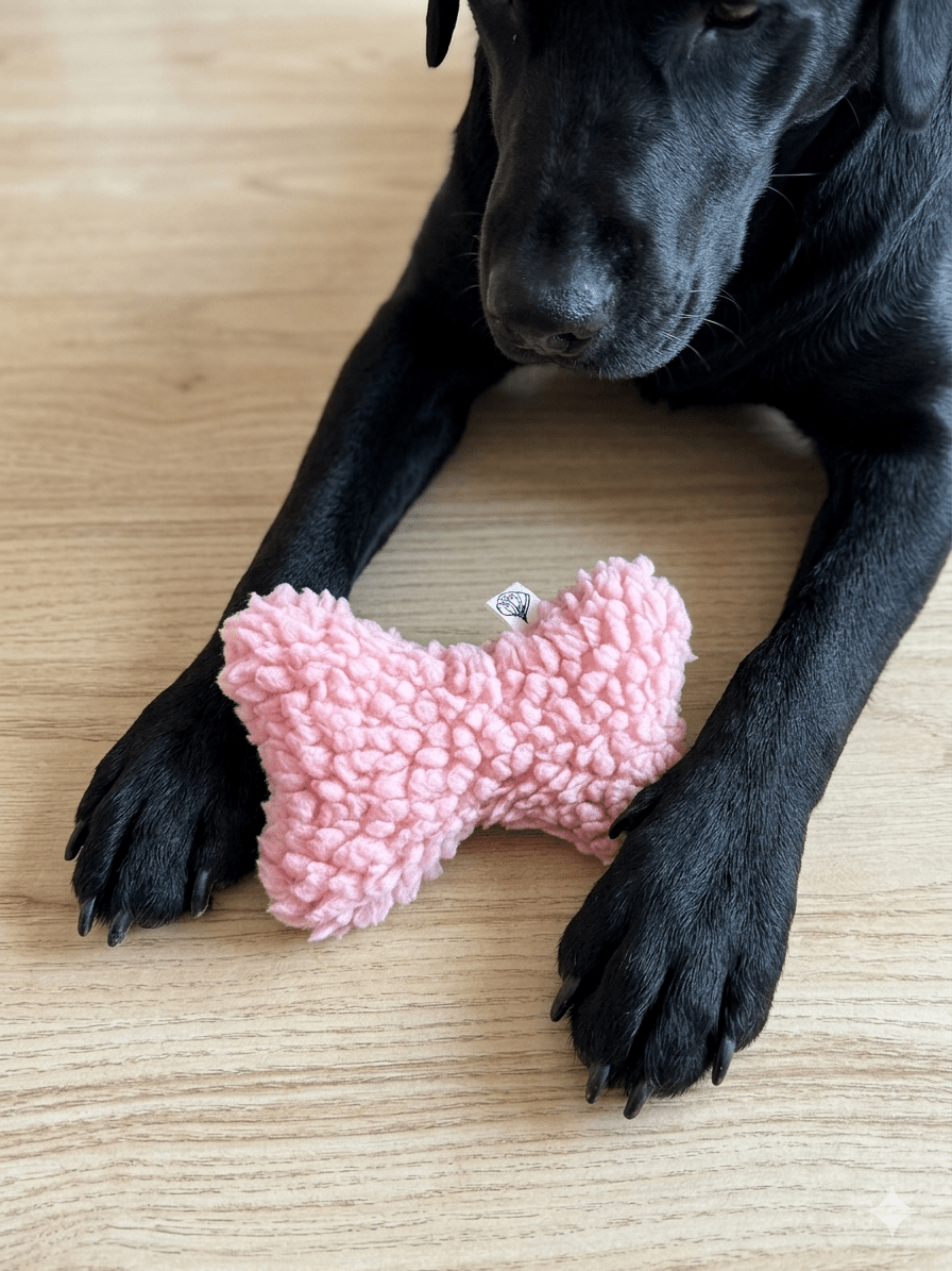 Jouet os qui fait du bruit squeak ou grelots - Miss Nuts Accessoires