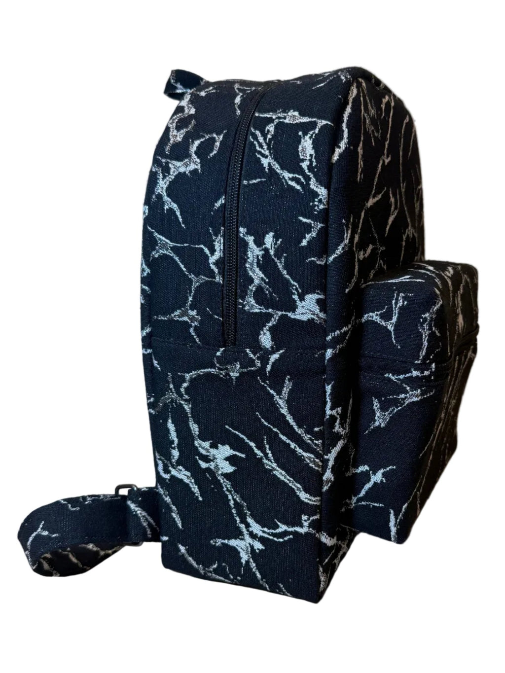 Sac à dos édition limitée noir marbré d’argent - Miss Nuts Accessoires