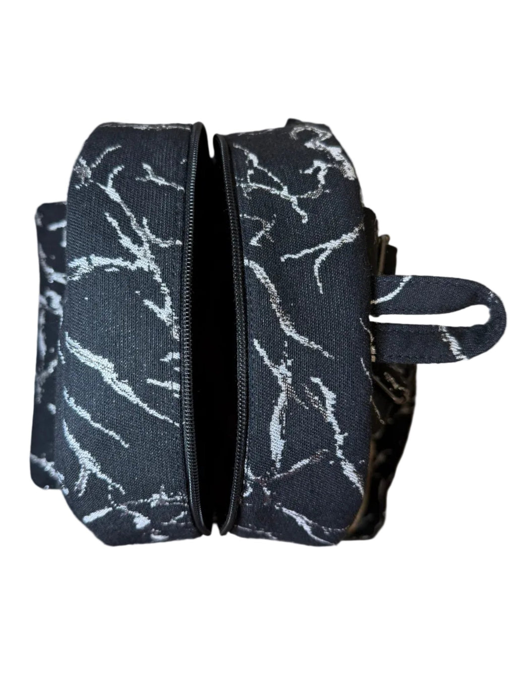 Sac à dos édition limitée noir marbré d’argent - Miss Nuts Accessoires