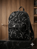 Sac à dos édition limitée noir marbré d’argent - Miss Nuts Accessoires