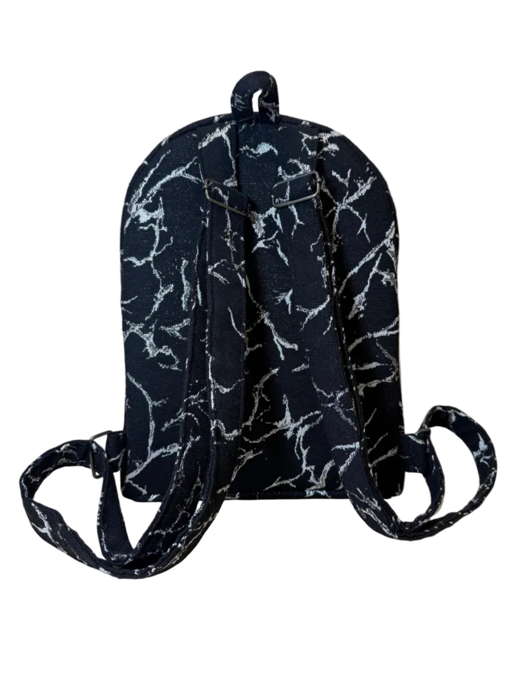 Sac à dos édition limitée noir marbré d’argent - Miss Nuts Accessoires
