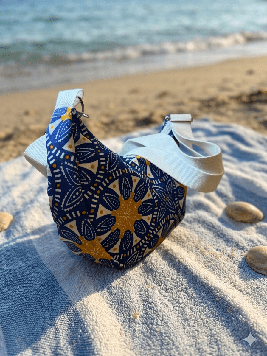 Sac demi lune en bandoulière - série limitée - Miss Nuts Accessoires